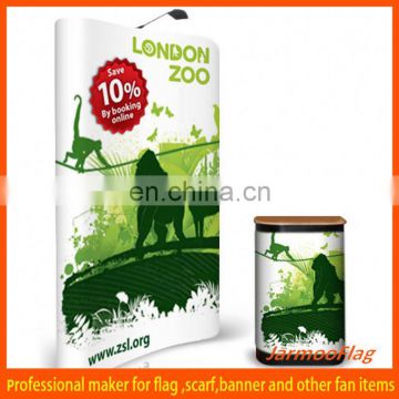 promotional straight pop up cardboard display stand