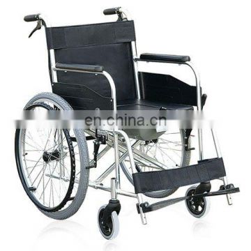 Manual indorosilla de ruedas con comodo indoro commode wheelchair