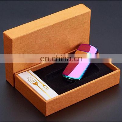heating coil usb charged lighter thin windproof fast lighting electronic lighter