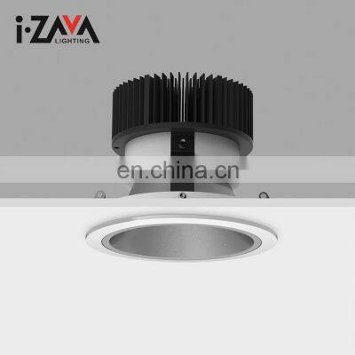 China Manufacturer Aluminum Recessed Mounted Cob 36W 42W Indoor Bedroom Market Led Spotlight