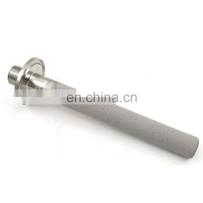 Sanitary Sintered Stainless Steel Filter Usage Carbonation Stone For Brite Tank