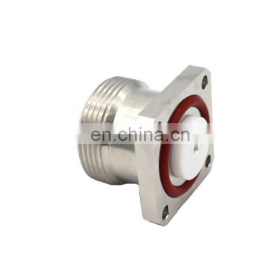 Hot sale DIN Female RF Connector for 7/16 Coaxial Cable DIN Female Solder Cup Connector  adapter