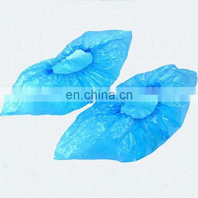 CPE PE Blue Disposable Plastic Nonwoven Waterproof Shoe Cover