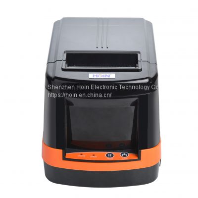 Hoin Label Printer Barcode 2D Thermal Label Printer HOP-HL80 80mm 3 Inch Label Printer for POS Thermal Line Adhesive Sticker