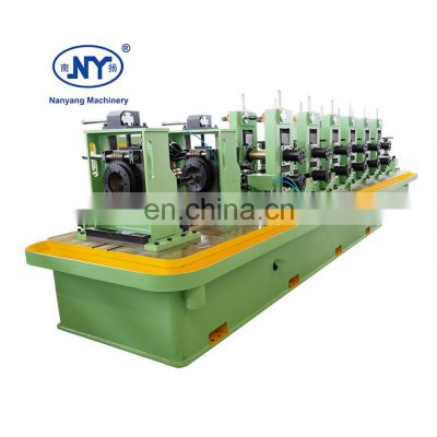 Nanyang high frequency steel pipe welding making machine erw tube mill line