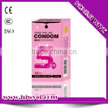 Xiaomajie pink ultra lubricant condom OEM