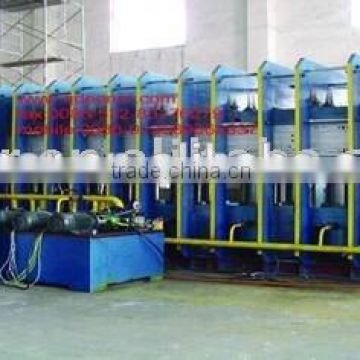 hydraulic press for textile core rubber conveyor belt