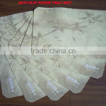 anti-slip paper tray mat/non-slip paper with full printing