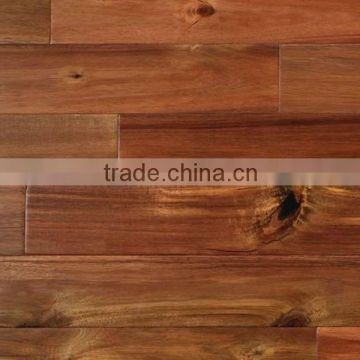 rustic bronze solid big leaf acacia wooden flooring