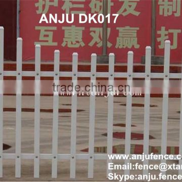 galvanized picket steel fence for road