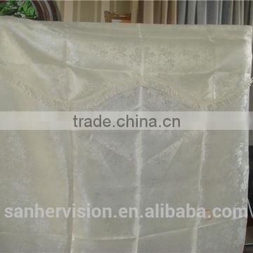 100% Polyester Jacquard With Tassel Hotel Curtain