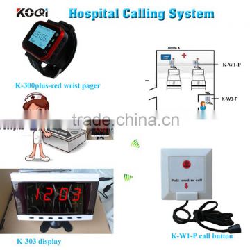 Clinic Call Pager System for Service K-303+K-300plus-red+K-W1-P