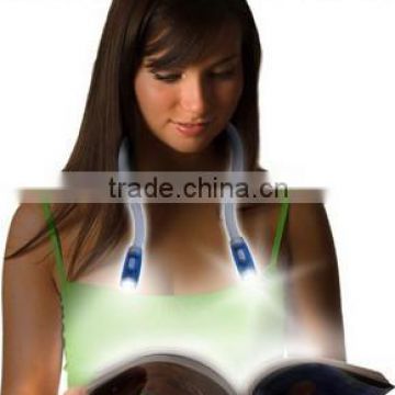 Hands free flexible led neck reading hug light led neck huglight