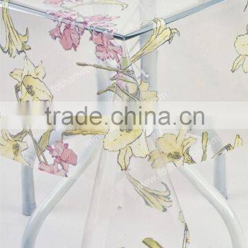 Soft pvc transparent clear waterproof dinner table cloth