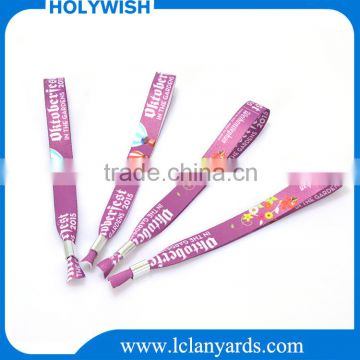 Sublimation printed fabric wristbands for events promotion