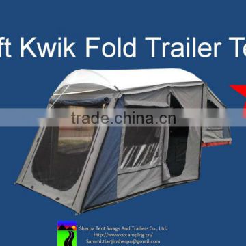 1 minute set up - 12ft kwik trailer tent