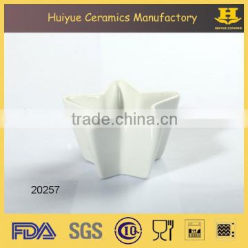 ceramic customized star shape bowl