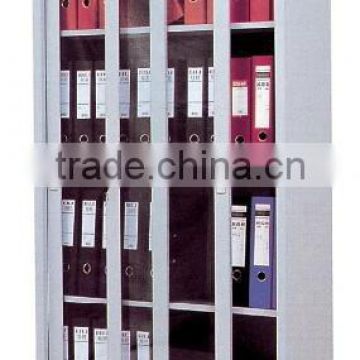 Modern steel sliding door file display cabinet furniture,office/home/hotel decorative product