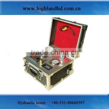 Jinan hydraulic field Rechargeable Power hydraulic pressure tester gauge