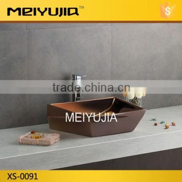 XS-0091R 2016 China ceramic bathroom basin price , bathroom wash basin
