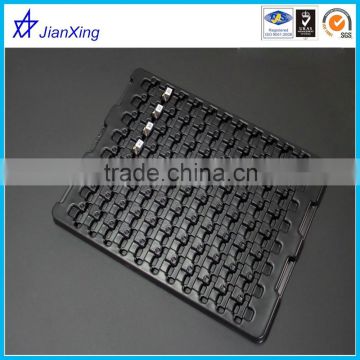 Custom electronic parts blister plastic packaging tray