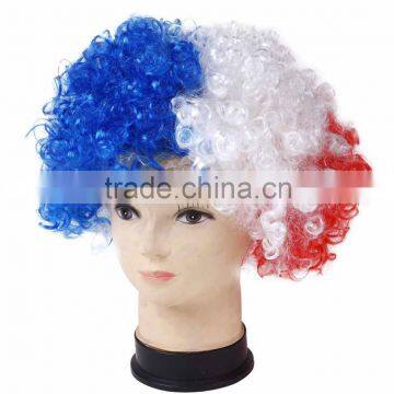 football fan wig