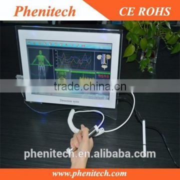 Fully touch screen quantum magnetic resonance analyzer with 41 reports