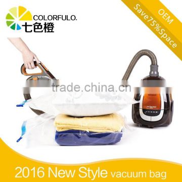 Fashion Designed Transparent Vacuum Clothing Compressed Storage Bag