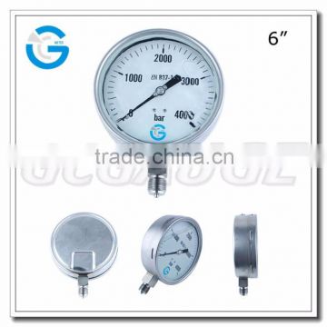 High Quality stainless steel laser welding 480 mpa capacity pressure gauge