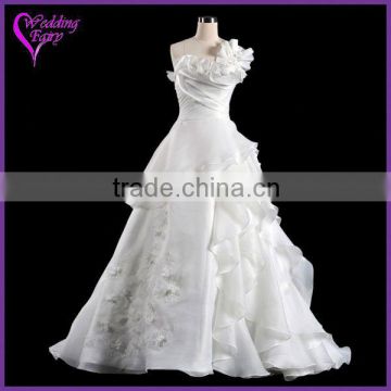 TOP SELLING!!! OEM Factory Custom Design showy wedding dress