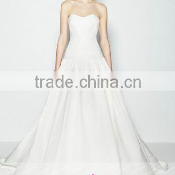 LC18 Simple Off The Shoulder Backless Weding Dresses A-Line Sweetheart Floor Length Vestido De Noiva Com Renda