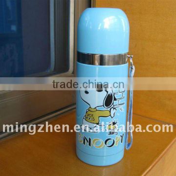Double walled color vacuum flask