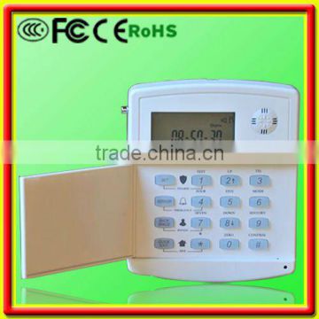 white alarm panel home security system with gsm communication