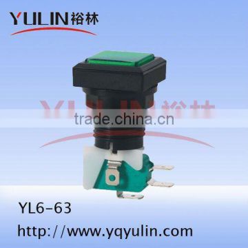 YL6-63 flashlight 12mm mini push button switch led latching
