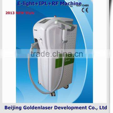 www.golden-laser.org/2013 New style E-light+IPL+RF machine trim pad remover