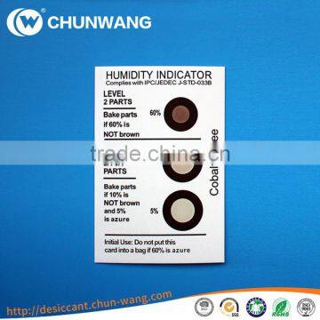 High Quality Cobalt-free 3dots Humidity Indicator Card