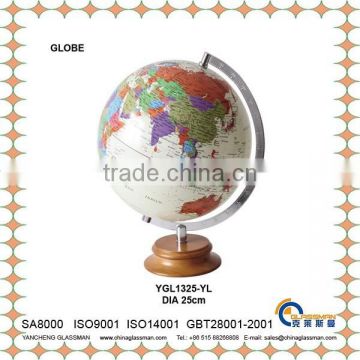 DIA10.6cm desk office decorative world globes YGL1325-YL