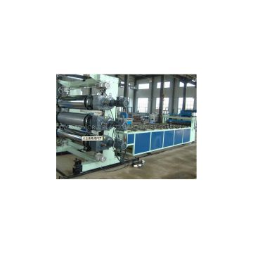 PP PE Board Production Line With Single Screw Extrusion Machine