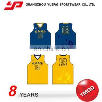 Newest Hot Selling Breathable Cool Design Basketball Jersy