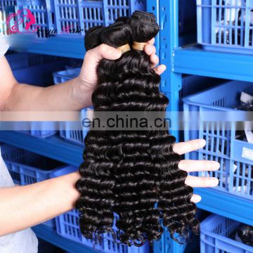 Qingdao wholesale remy hair african human hair weave deep wave african human hair extensions