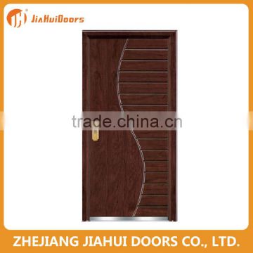 good quality hot sale steel wooden door from zhejiang