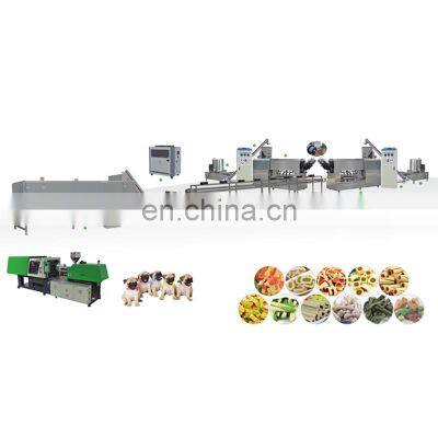 Fully Automatic Dog Treats Making Machine Maker Pet Chewing Snack Food Plant