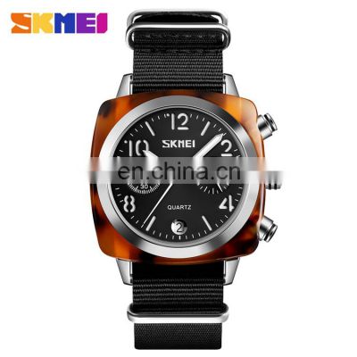 SKMEI 9186 Wholesale Online Fashion Date Nylon Band Quartz Watch 24 Hours Date Charm Ladies Wrist Watches
