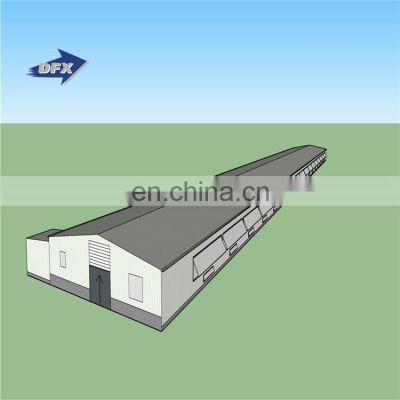 Prefabricated steel warehouse light steel structure house prefabricated homes hangars for sale
