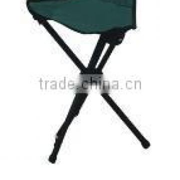 outdoor folding fishing chair with 3 legs fishing tools