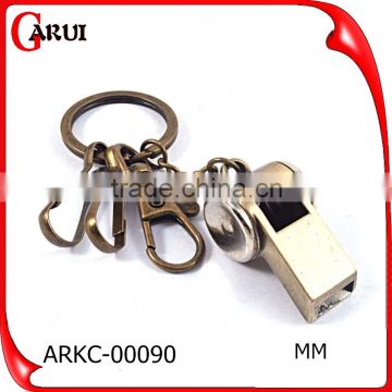 alibaba china supplier cheap alloy whistle keychain
