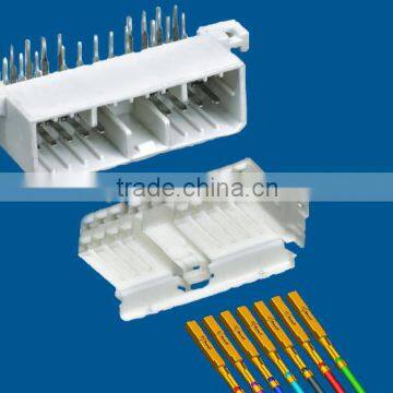 20-way PCB male and female wire to board auto connectors solutions with vertical board connector
