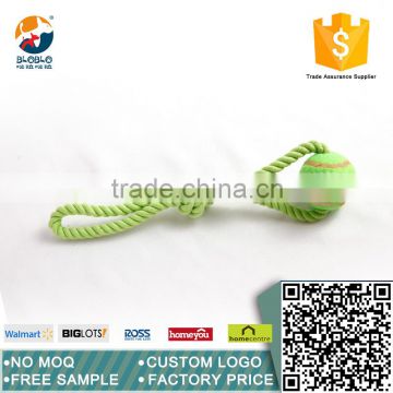 pet toys for dog with small-size cotton knots and colorful rope