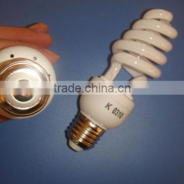 cheap cfl half spiral energy saving light 220-240v 18W E27