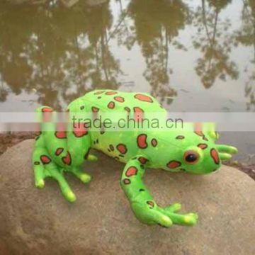 Hot new Kids funny toys plush green frog soft toy